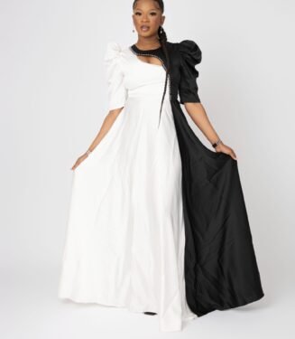 Royalty Dress - Majestic Elegant Floor-Length Gown