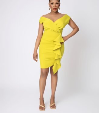 Roll Down Dressy (lime)