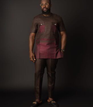 AfroMen Maroon Smart