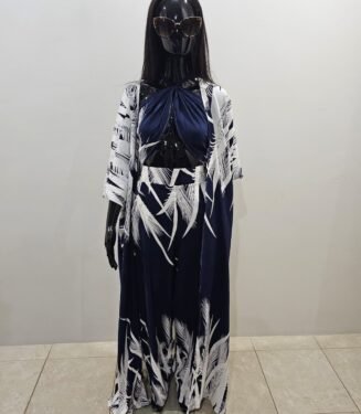 Ladies WhiteBlue Dress