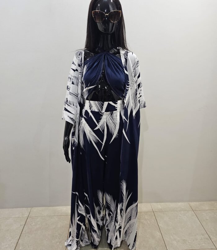 Ladies WhiteBlue Dress