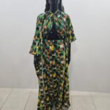 Ladies GreenYellow Gown