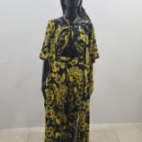 Ladies YellowBlack Dress