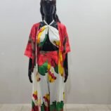 Ladies RedWhite Gown