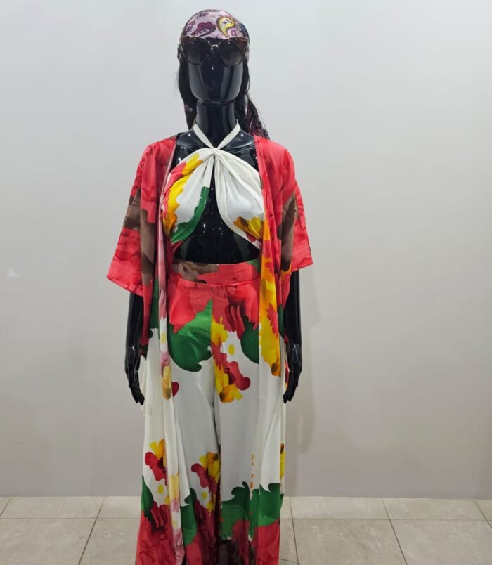 Ladies RedWhite Gown