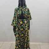 Ladies GreenYellow Gown