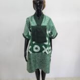 Afro Green Mini Dress