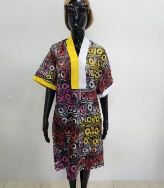 Afro MixColour Mini Dress