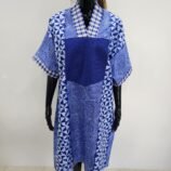 Afro Royal Mini Dress