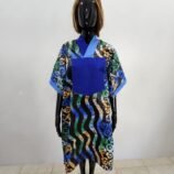 Afro BlueGreen Dress