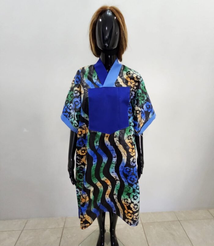 Afro BlueGreen Dress