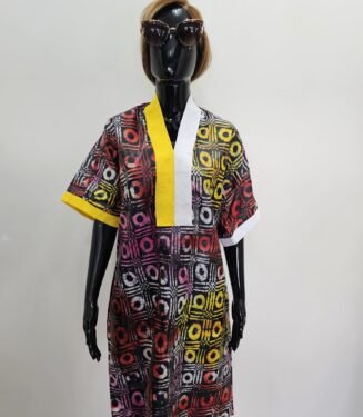 Afro MixColour Mini Dress