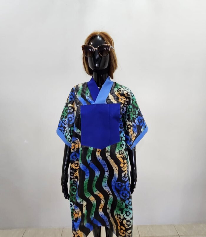 Afro BlueGreen Dress